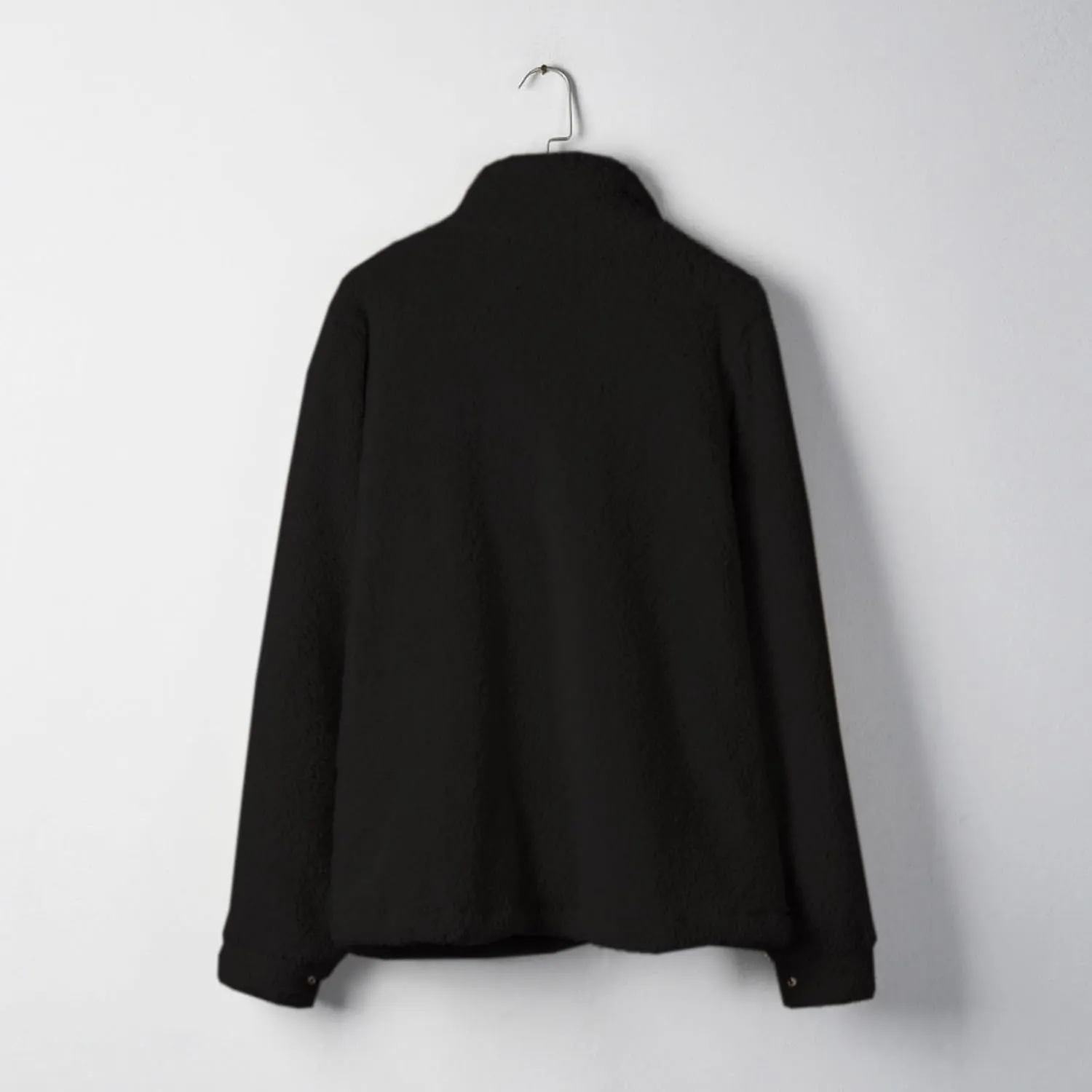 2024 Womens Sherpa Fleece Coats Winter Warm Soft Button Up Woolen Jackets Fuzzy Shacket Plus Size Short Outwear Cardigan