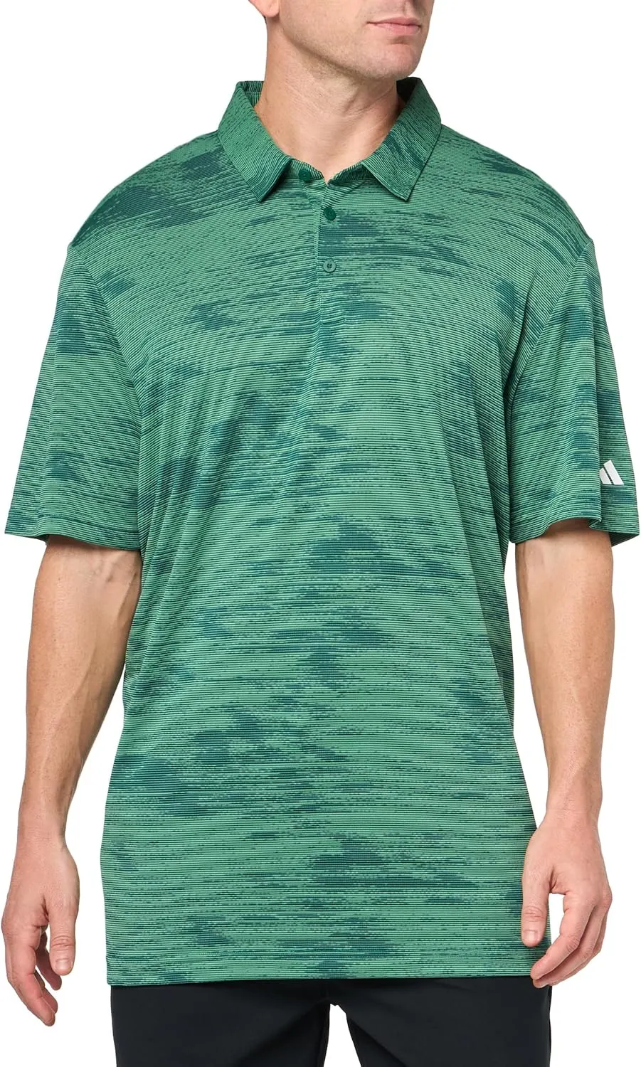 adidas Men's Ultimate365 Textured Stripe Polo Shirt