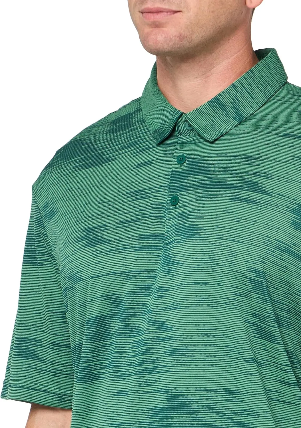 adidas Men's Ultimate365 Textured Stripe Polo Shirt