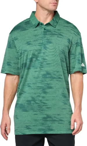 adidas Men's Ultimate365 Textured Stripe Polo Shirt