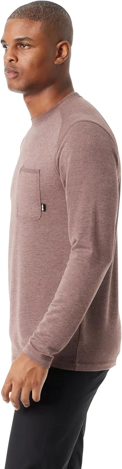 BASS OUTDOOR Men's Long Sleeve 4-Way-Stretch Quick Dry Utili-tee Shirt with Reinforeced Elbow Patches Standard