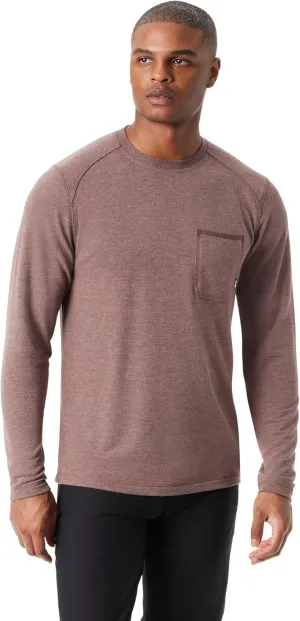 BASS OUTDOOR Men's Long Sleeve 4-Way-Stretch Quick Dry Utili-tee Shirt with Reinforeced Elbow Patches Standard