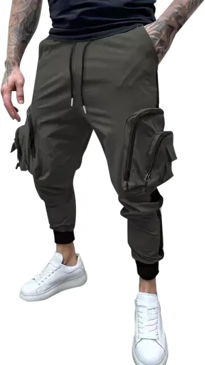 Big and Tall Cargo Pants for Men Mens Olive Green Pants Men Pants Baggy Mens Cargo Pants Basics Mens Business Casual
