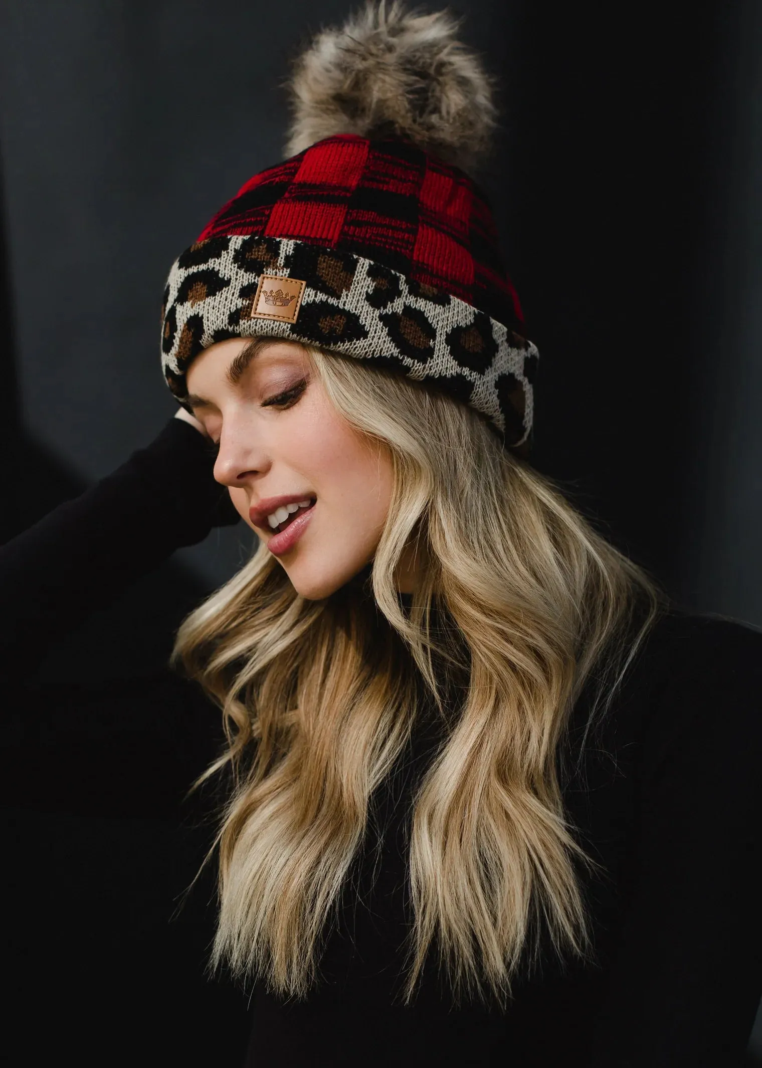 Buffalo Plaid Beanie FINAL SALE