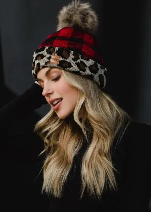 Buffalo Plaid Beanie FINAL SALE