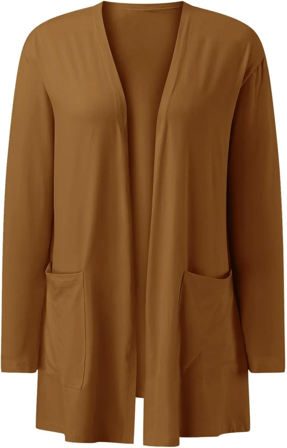 Cardigans for Women 2024,Lightweight Open Front Cardigan Shirts Trendy Dressy Blouses Casual Long Sleeve Pocket