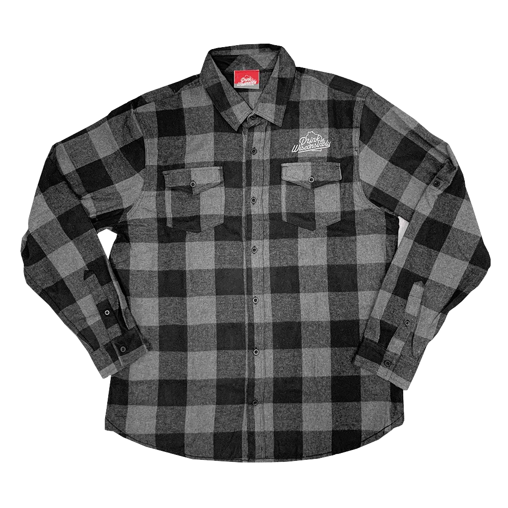 Charcoal Buffalo Flannel Long Sleeve