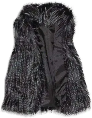 ChicCrate Women's Faux Fur Vest Coat Sleeveless Jacket Fuzzy Sherpa Fleece Jacket Hooded Winter Puffer Vest