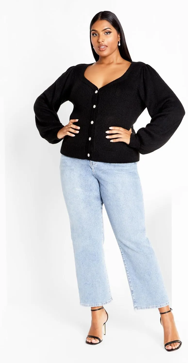 City Chic Womens Plus Size Isabelle Cardigan
