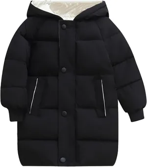 Coat for Toddler Girls 4t Children's Down Padded Jacket Long Cotton Padded Jacket Baby Big Girls Winter Jacket