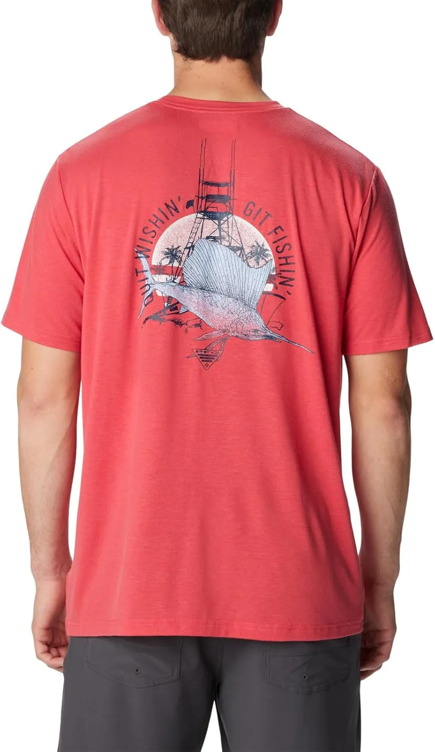 Columbia Men's PFG Sail Tower Tech Tee Short Sleeve