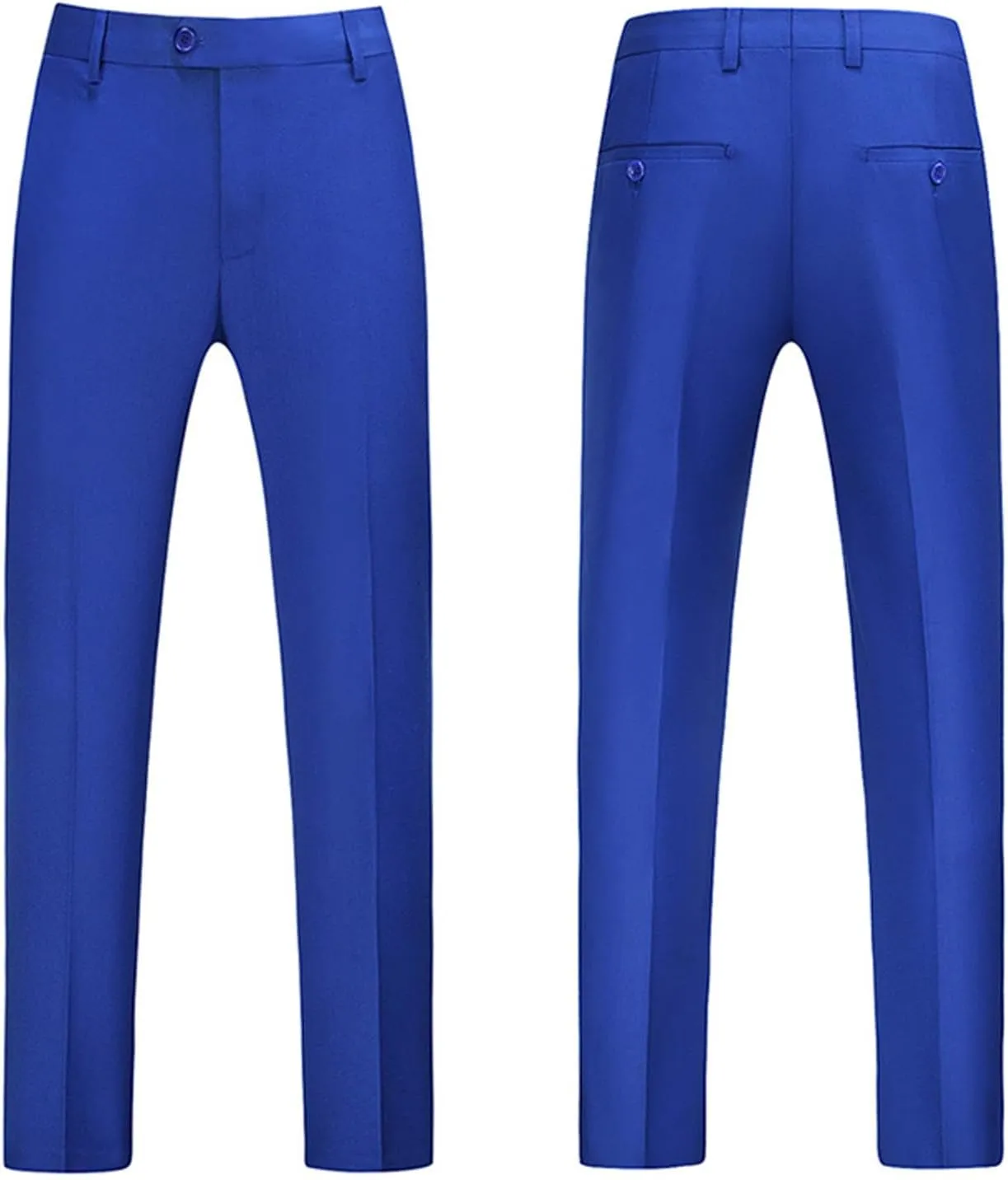 CRNTCEM Mens Stretch Flat Front Dress Pants Straight Leg Wedding Party Formal Pants Wrinkle Free Casual Clubwear Suit Pants