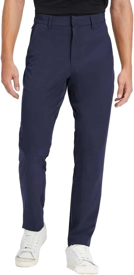 CRNTCEM Summer Golf Pants for Men Straight Leg Business Casual Hiking Travel Pants Tapered Leg Flat Front Formal Dress Pants