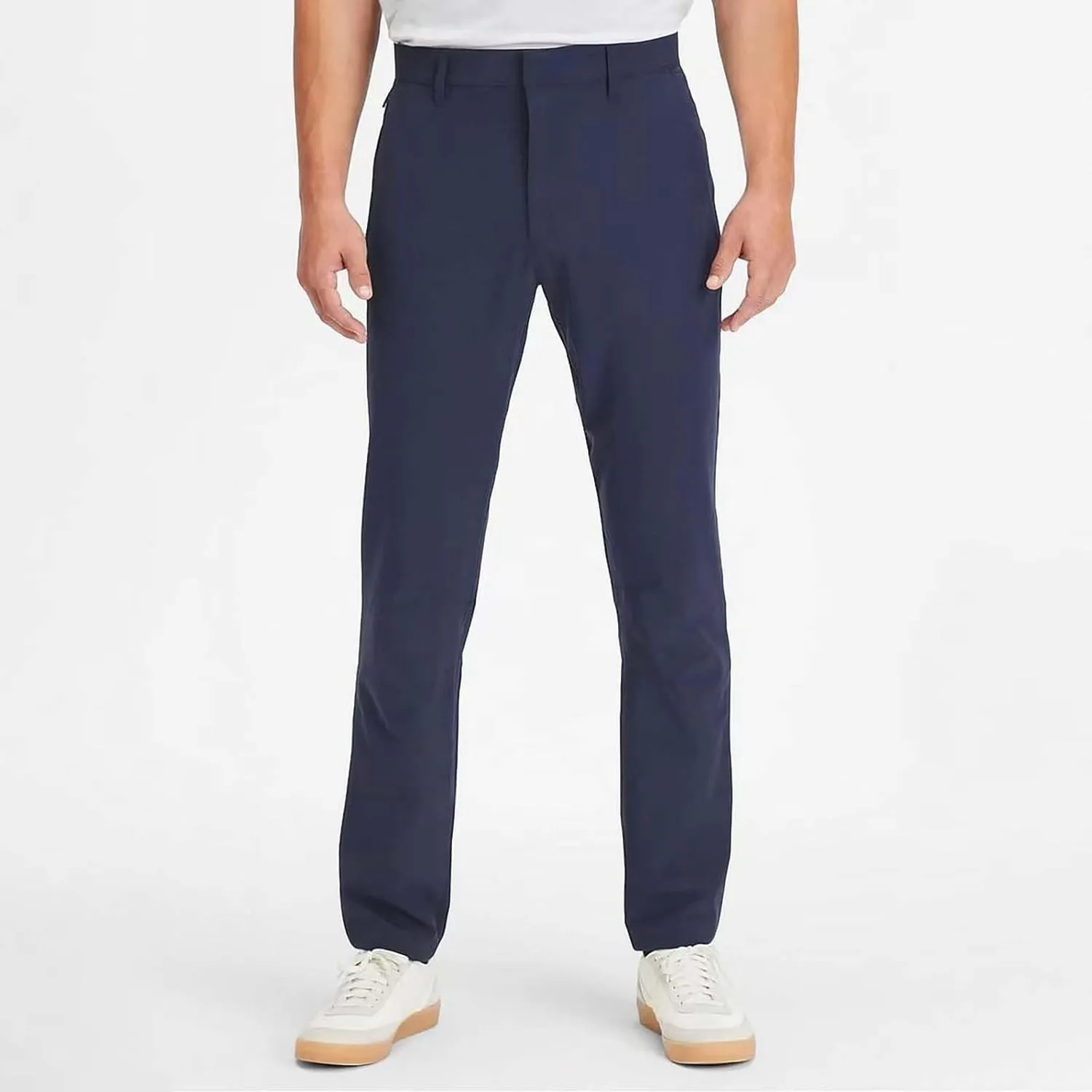 CRNTCEM Summer Golf Pants for Men Straight Leg Business Casual Hiking Travel Pants Tapered Leg Flat Front Formal Dress Pants