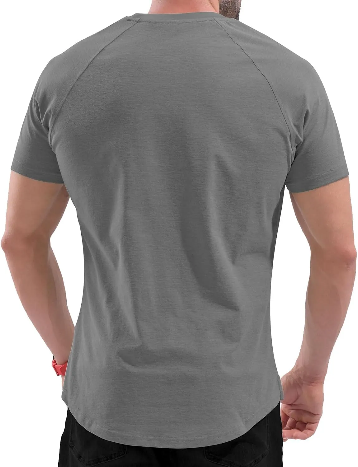 DEOLAX Mens T Shirt Fashion Muscle Crew Neck Mens Tee Shirts Short Sleeve Casual Classic Dry Fit Mens Athletic Tee Shirts