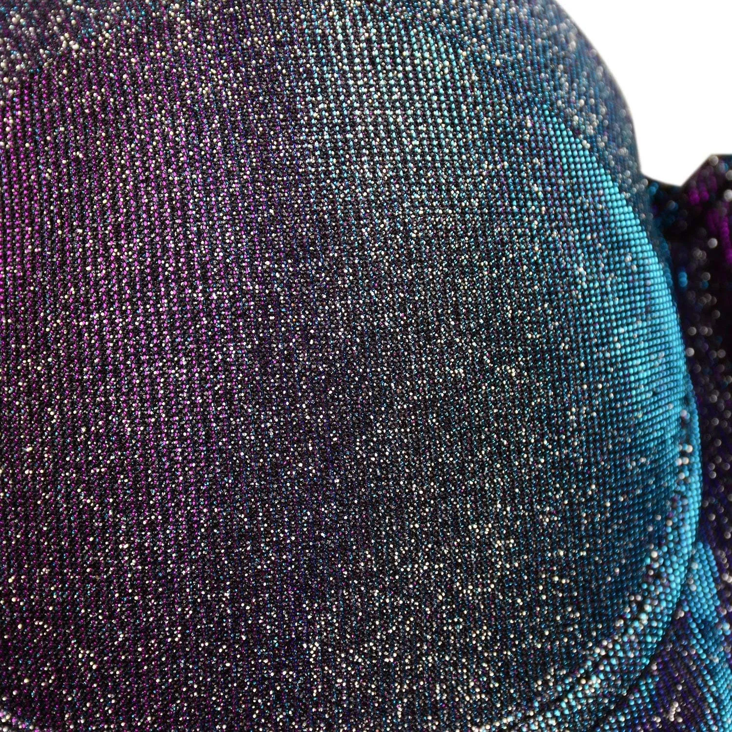 ELLACCI Women's Shiny Bustier Crop Top Sexy Prom Corset Top Bra Gradient Purple