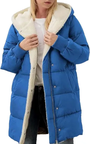 Faux fur Hood Snow Parka Hooded Puffer Jacket Lightweight Winter Coat Winter Puffer Coats Womens Winter Jacket Warm