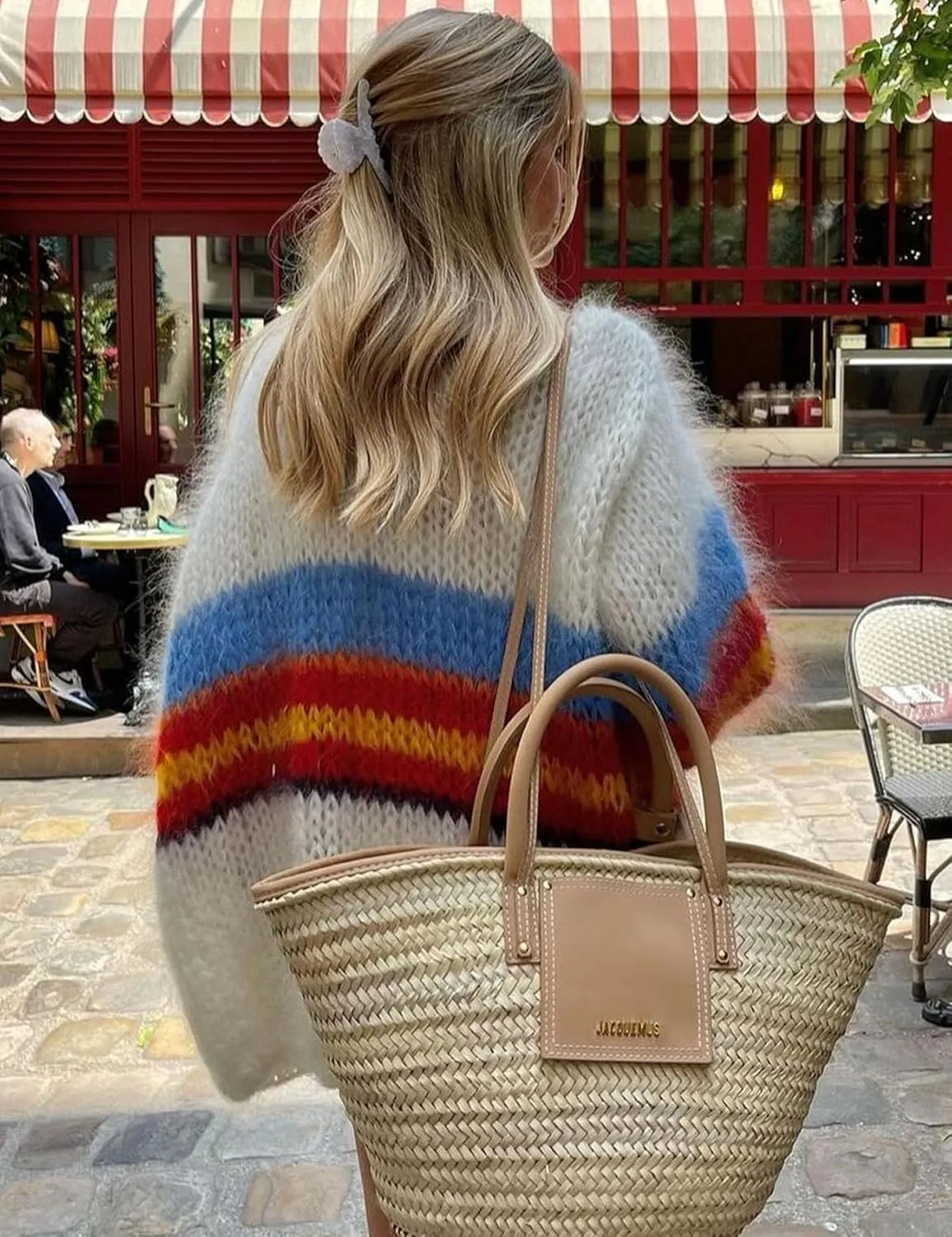 Flygo Fall Cardigans for Women 2024 Color Block Striped Cardigan Sweater Lightweight Open Front Cardigan Sweaters Tops