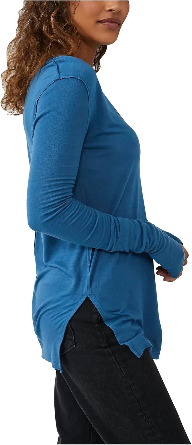 Free People Fresh and Clean Long Sleeve Tee