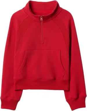 GAP Girls' Half Zip Top