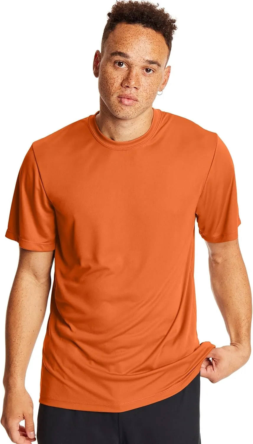 Hanes Men's Cool Dri Performance T-Shirt, Moisture-Wicking Short Sleeve Tee, 40  UPF Protection, 2 Or 5 Pack