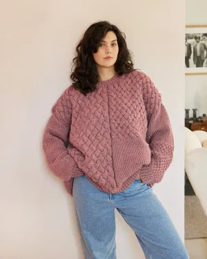 Heartbreaker Alpaca & Wool Sweater Dusty Pink