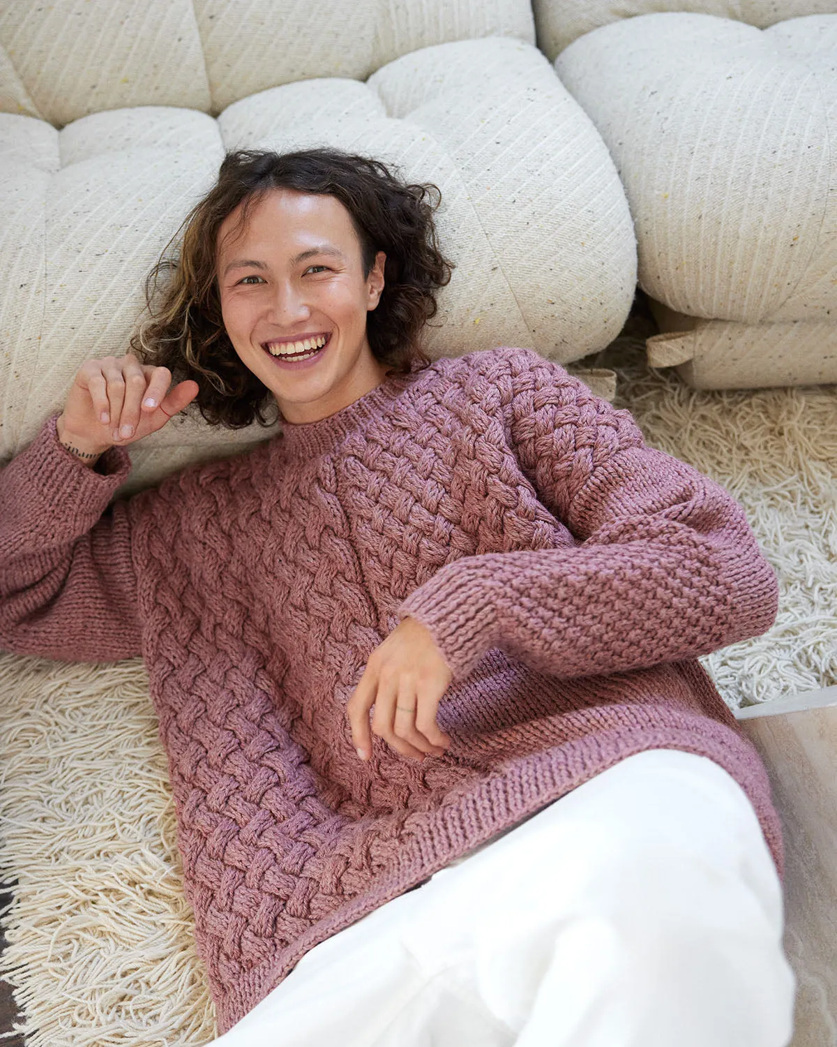 Heartbreaker Alpaca & Wool Sweater Dusty Pink