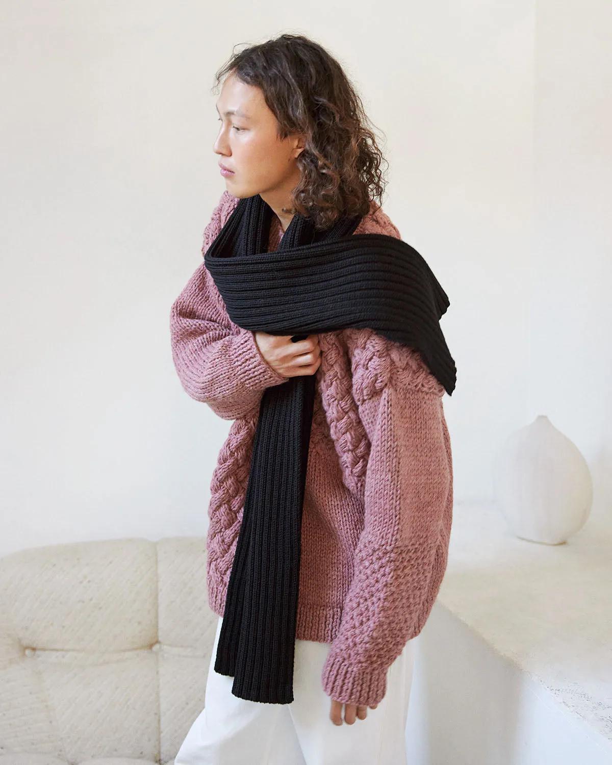 Heartbreaker Alpaca & Wool Sweater Dusty Pink