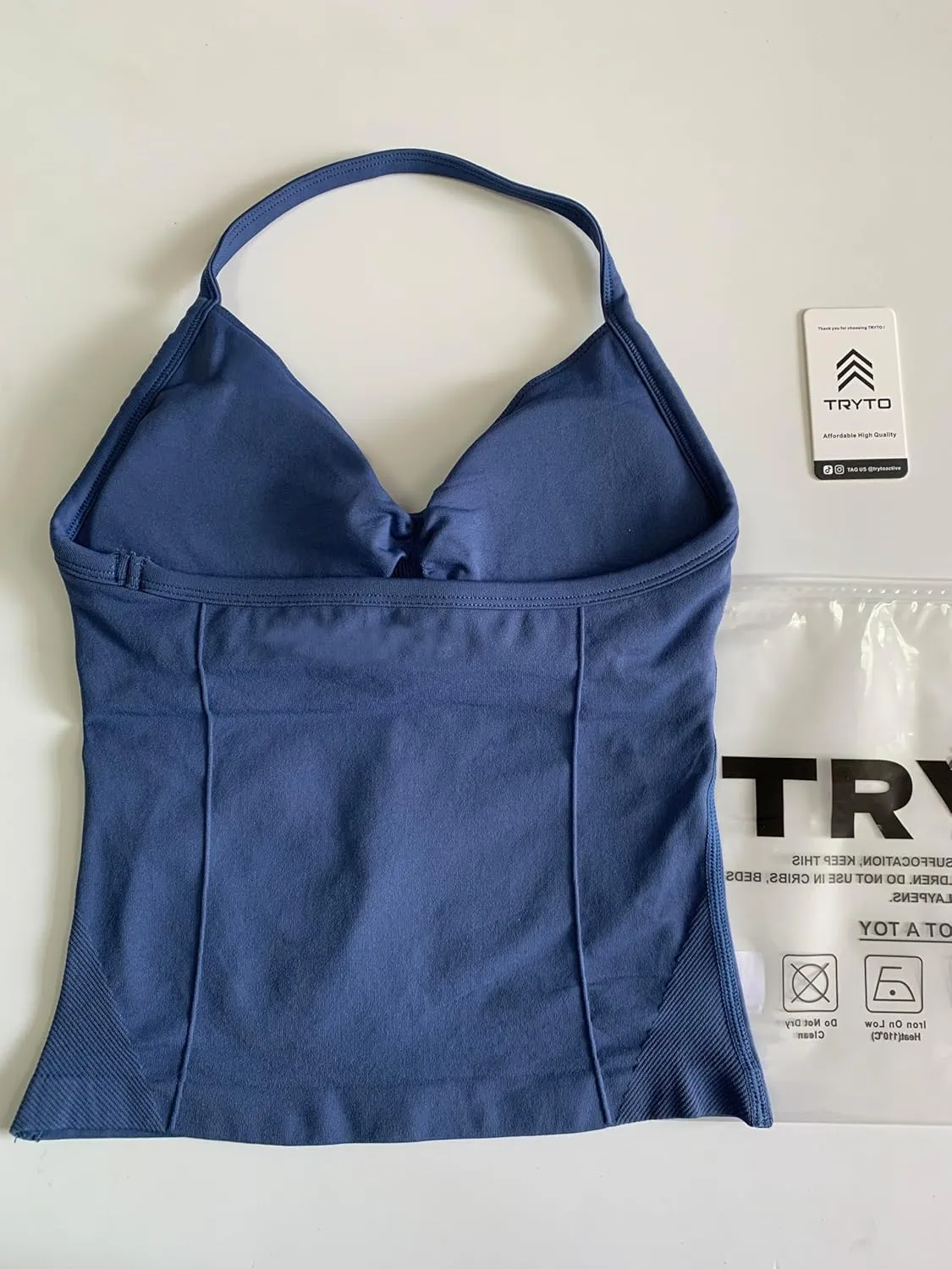 Impact Longline Strappy Top Women Impact Longline Halter Tops Workout Longline Tank Top Compression Gym Fitness