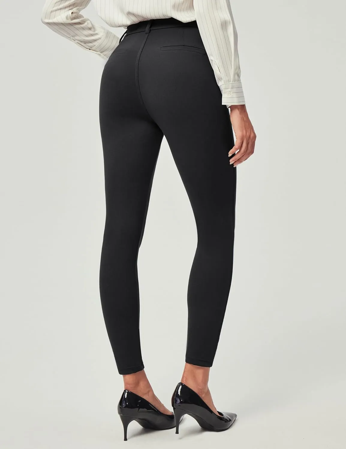 IUGA Stretchy Work Pants for Women Pull on Dress Pants for Women High Waitsted Business Casual Pants with 2 Pockets