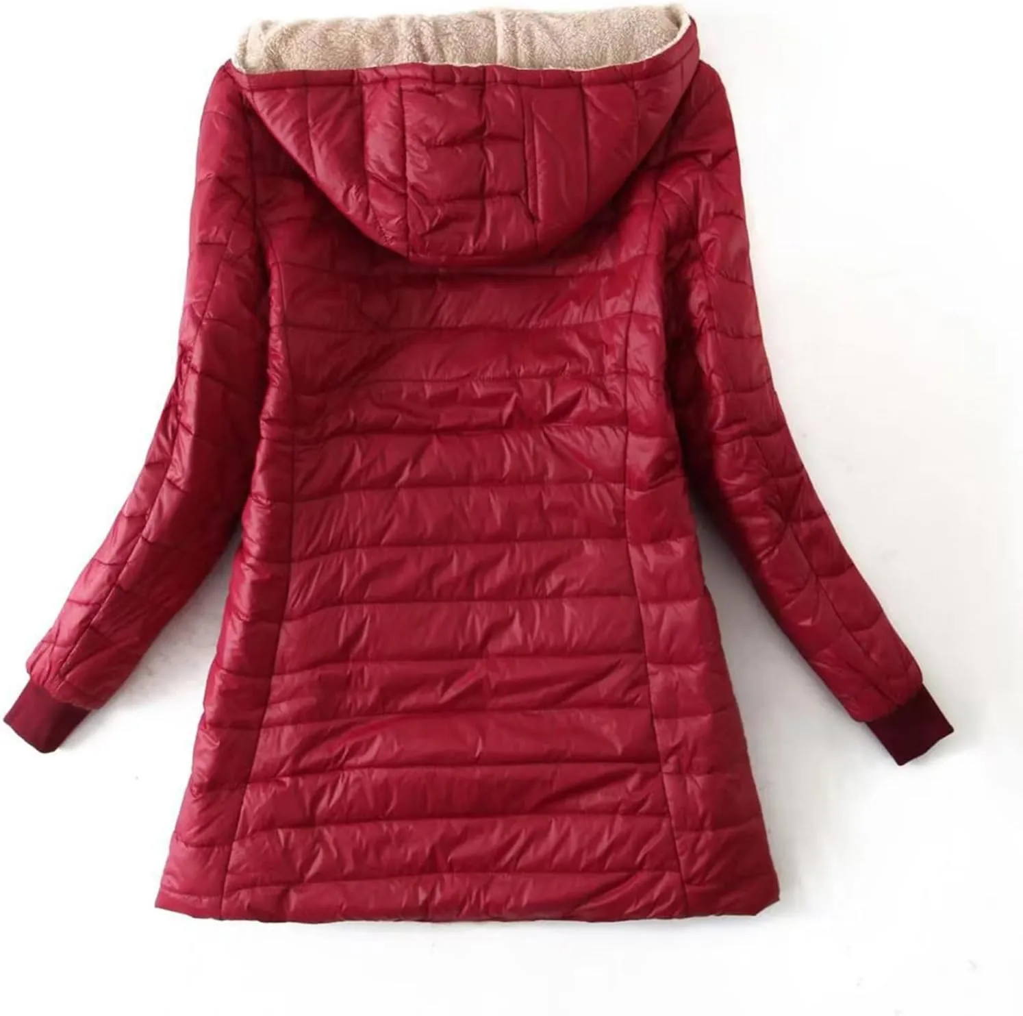 JEGULV Puffer Jacket Womens 2025 Winter Warm Lightweight Down Coats Lightweight Slim Fit Zip Up Jacket Short Duck Down Coats