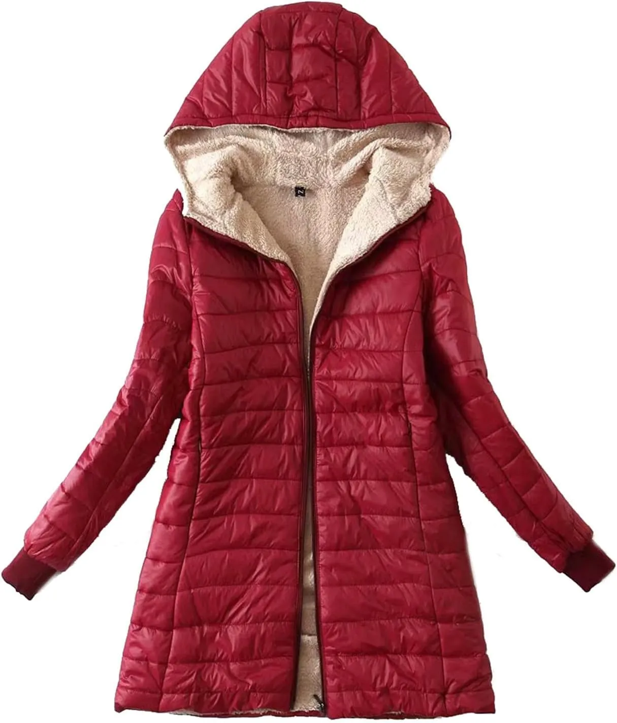 JEGULV Puffer Jacket Womens 2025 Winter Warm Lightweight Down Coats Lightweight Slim Fit Zip Up Jacket Short Duck Down Coats