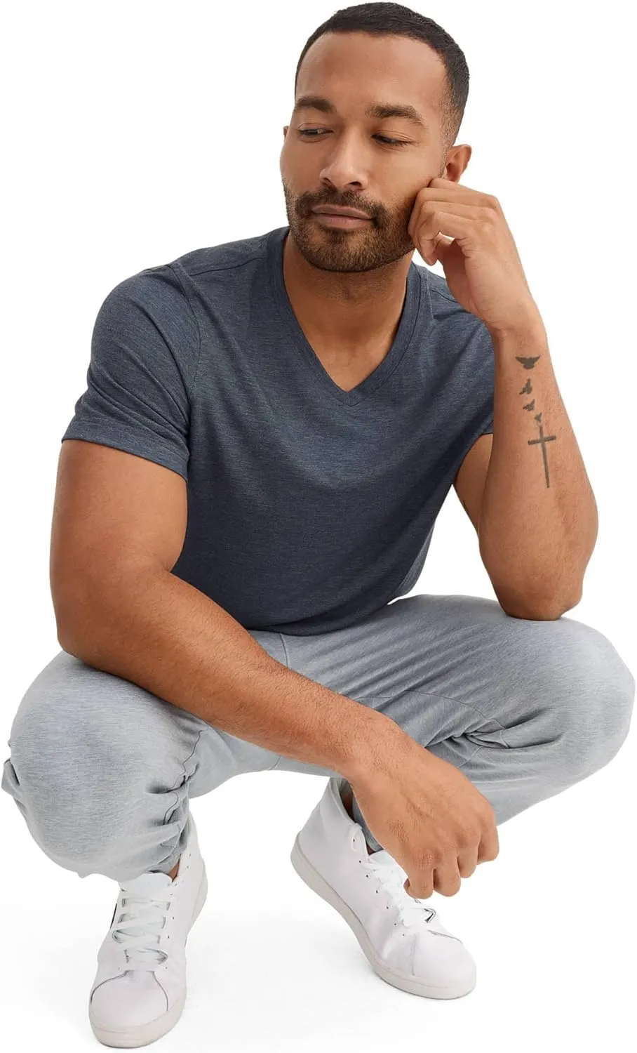 Jockey Men's Activewear EVERACTIVE V-Neck Tee