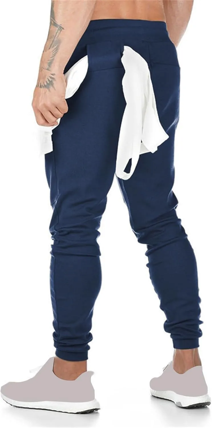 Jogging Pants for Men Stretch Joggers Sport Slim Fit Casual Trousers Gym Cargo Fashion Lightweight Fall Sweatpants