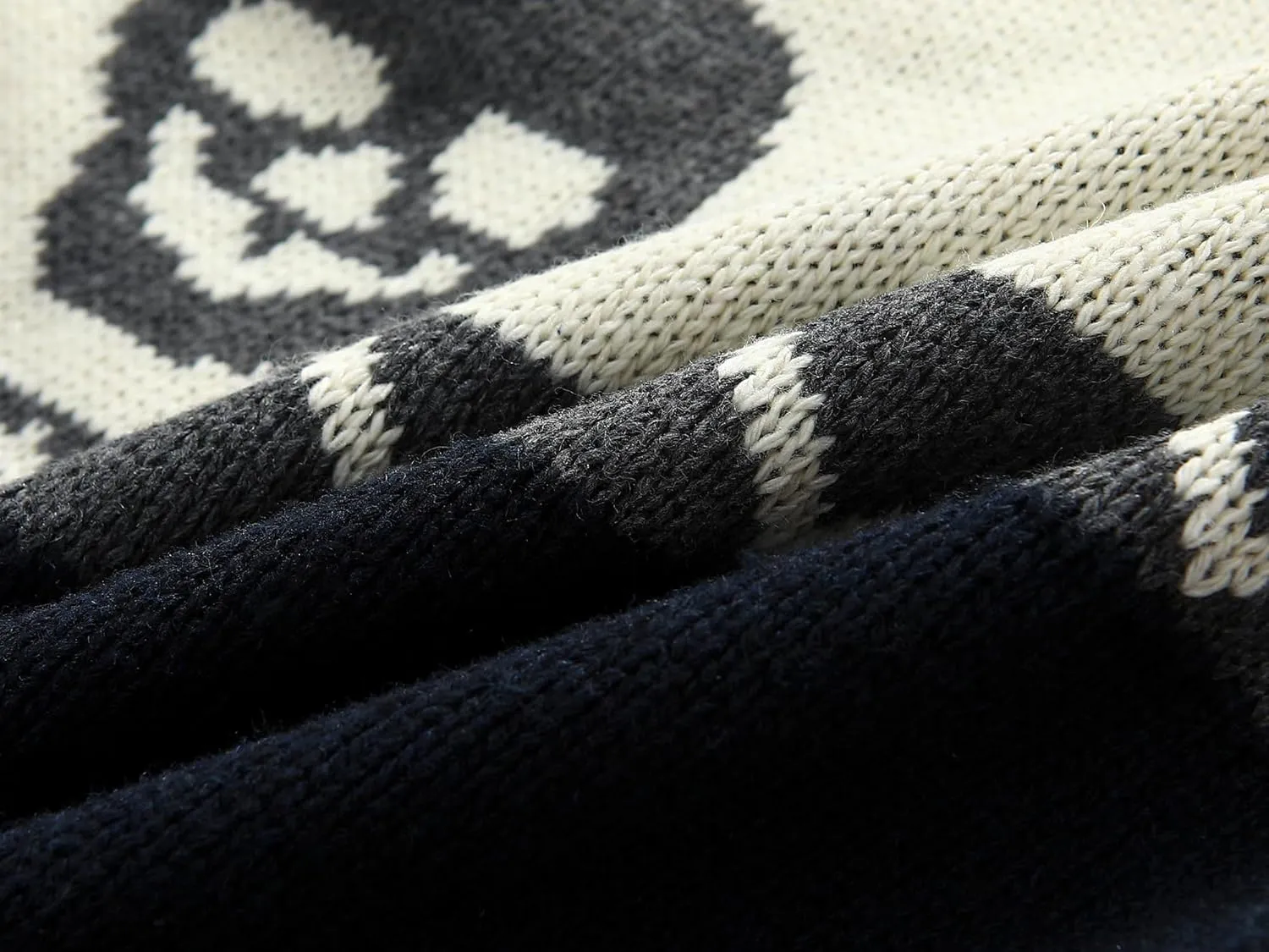 Kedera Men's Cardigan Sweaters Stand Collar Cable Thick Knitted Full Zip Sweater with Pattern