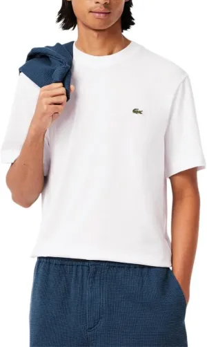Lacoste Mens Short Sleeve Classic Fit Crew Neck Tee Shirt