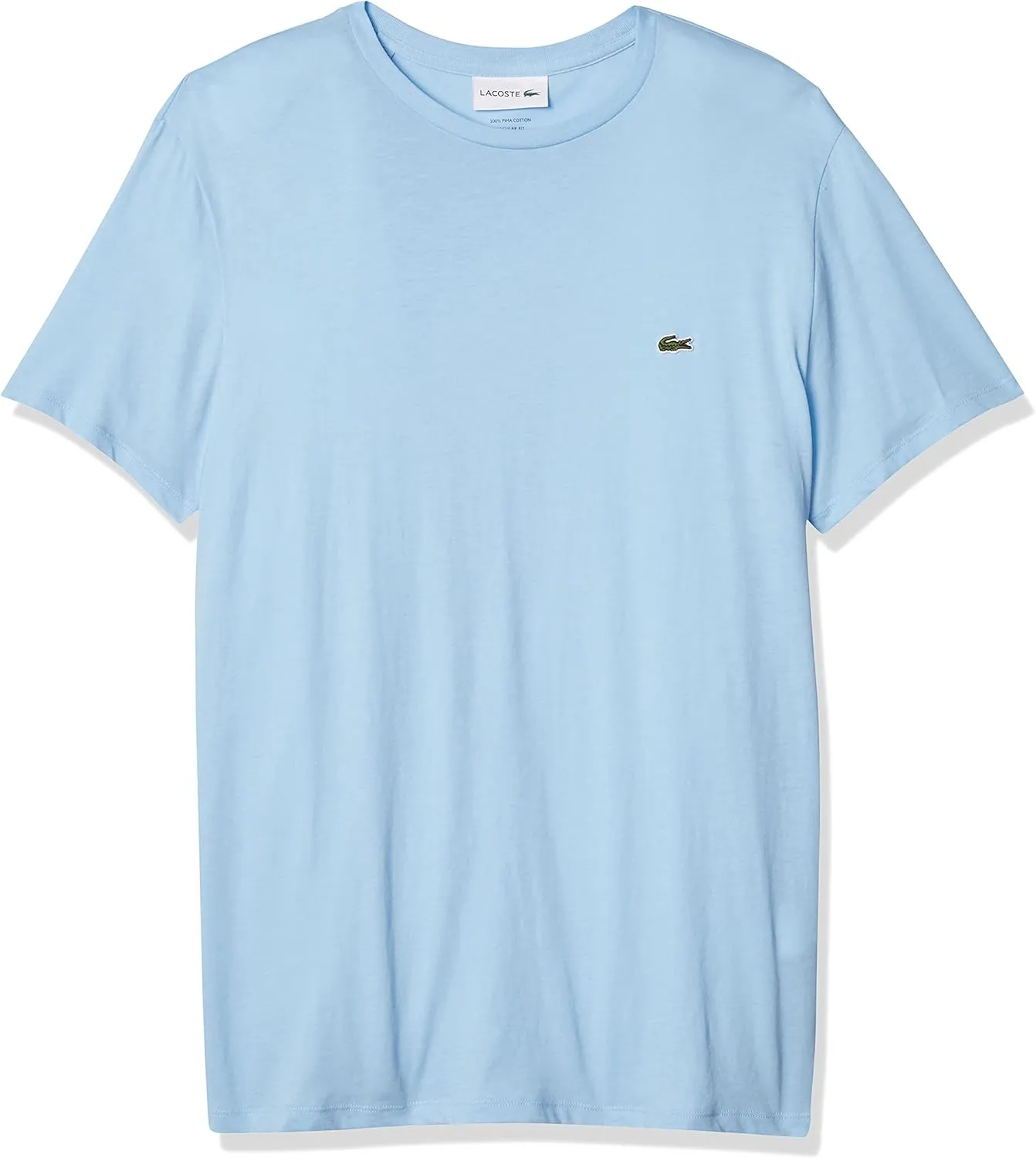 Lacoste Men's Short Sleeve Pima Jersey Crew Neck Tee