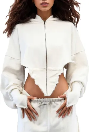 Ladies' Batwing Sleeve Open Cardigan With Hood Unique Design Loose Fit Sweatshirt Women plus Size Clothes Womens Coat