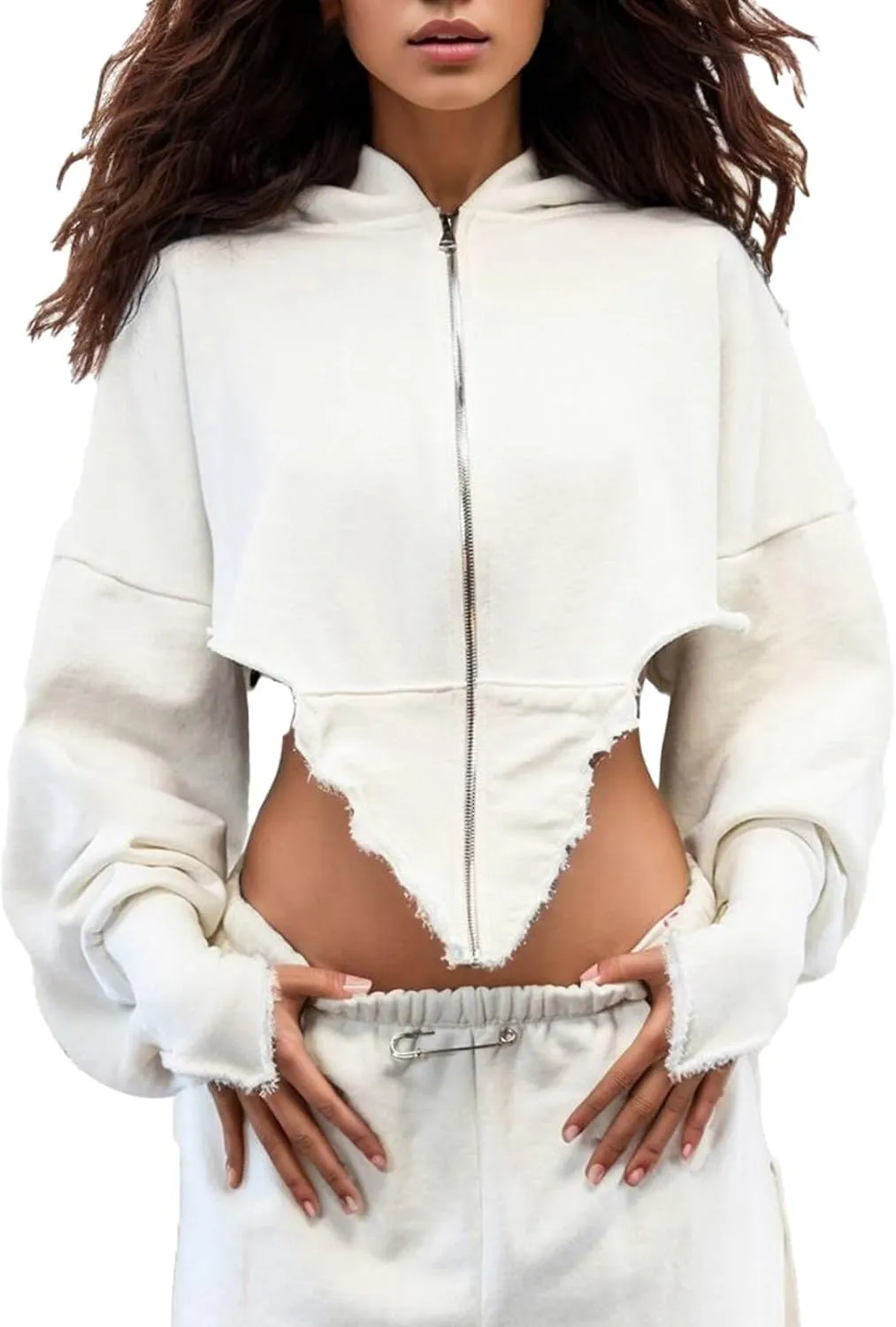 Ladies' Batwing Sleeve Open Cardigan With Hood Unique Design Loose Fit Sweatshirt Women plus Size Clothes Womens Coat