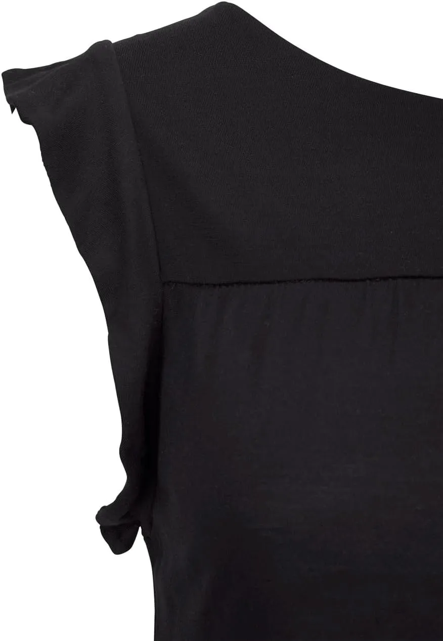 LASCANA Women's Sleeveless Flounce Top