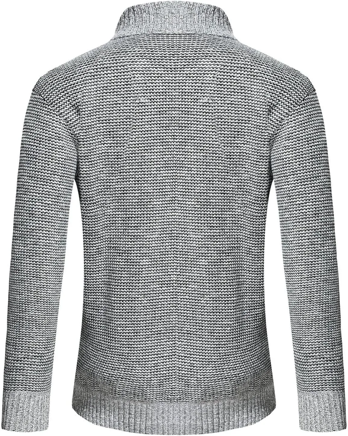 LCMTWX Mens Jackets Cottonpadded Jacket Stand Collar Knitted Splice Sweater Coat Casual Cardigan Men's Winter Jacket