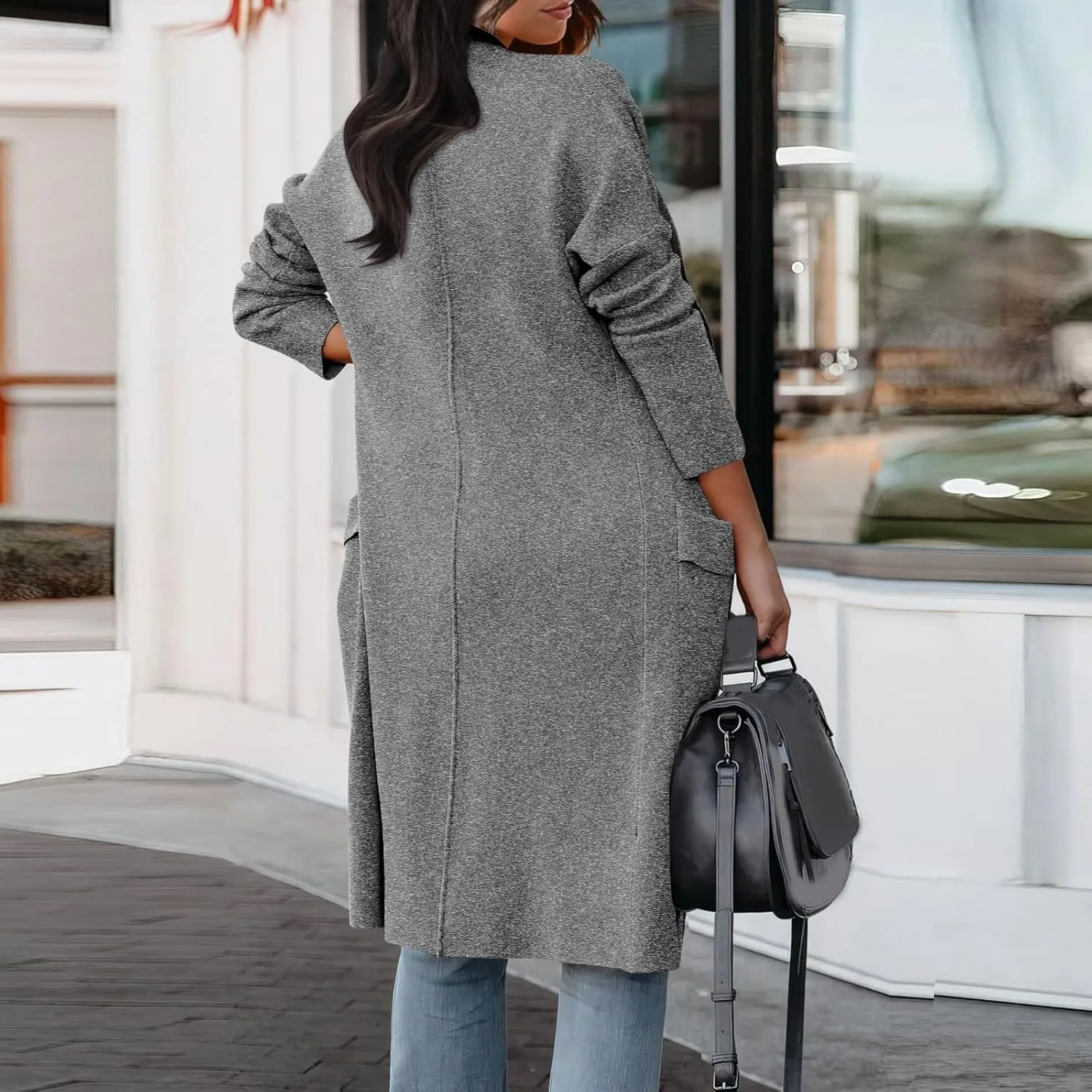 LCMTWX Trench Coat for Women 2023 Outwear Womens Elegant Windbreaker Wild Winter Women's Coat Long Coat Women Winter Coats