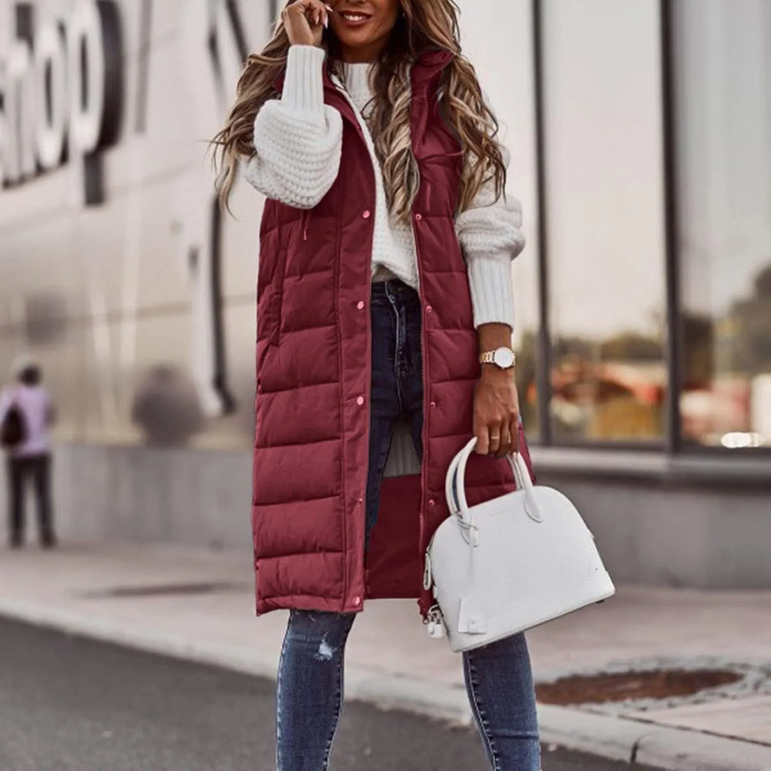 LCMTWX Winter Coats Coats Coat Jacket Womens Winter Warm Slim Hooded Women's Coat Hiking Jacket Women Womens Heavy Winter