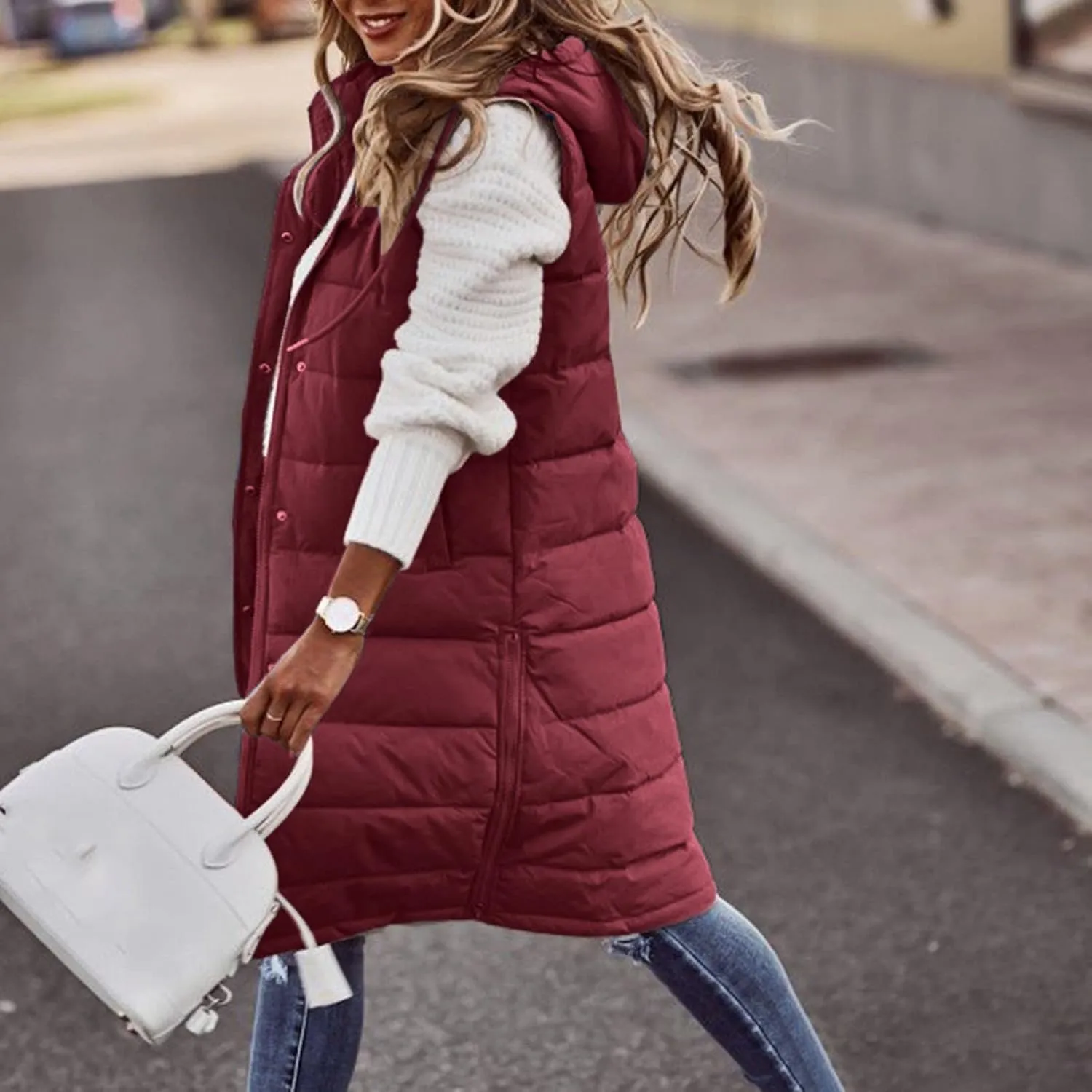 LCMTWX Winter Coats Coats Coat Jacket Womens Winter Warm Slim Hooded Women's Coat Hiking Jacket Women Womens Heavy Winter