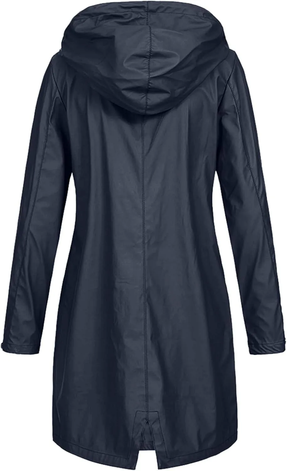 LCMTWX Women's Raincoats Hoodie Hooded Solid Women Coat Rain Raincoat Women's Coat Zip Up Hoodies Windbreaker Rain Jacket