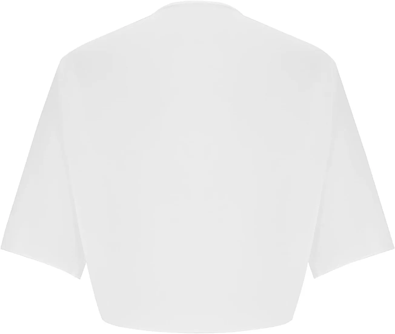 Lightweight Short Sleeve Cardigans for Women Tie Open Front Chiffon Shrug Cropped Bolero Sheer Summer Tops