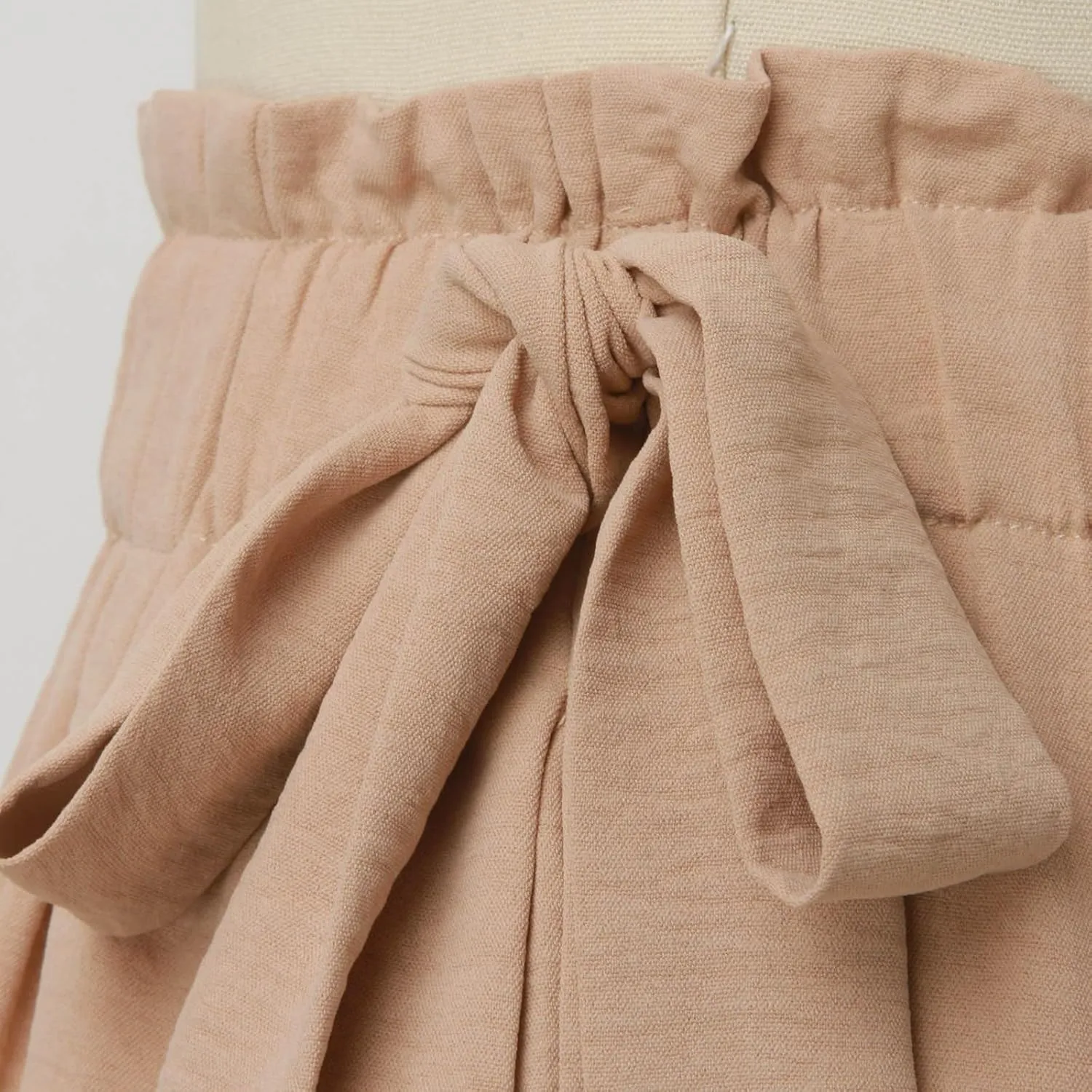 Linen Pants for Women High Waist Wide Leg Pants Loose Fit Palazzo Pants Summer Beach Trousers with Pockets