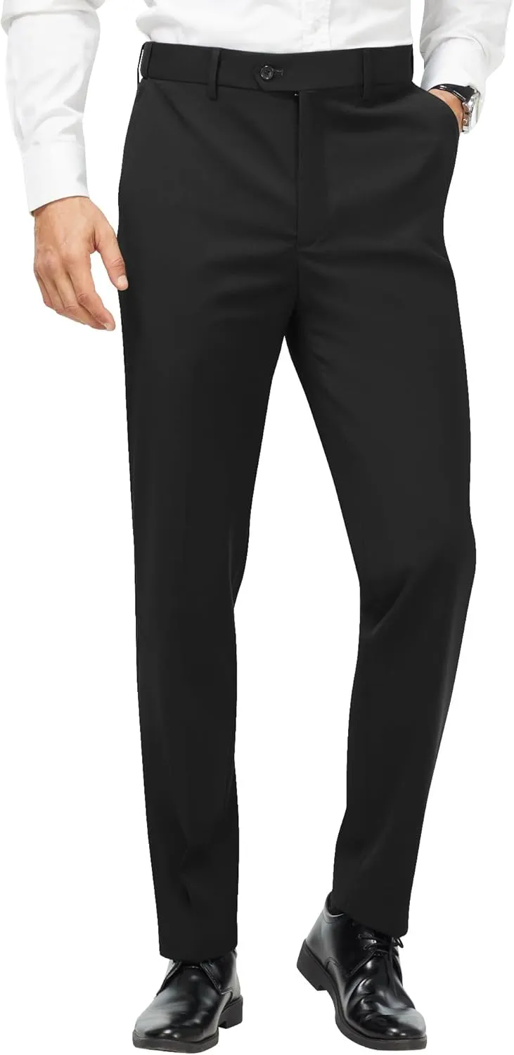 MAGE MALE Men's Slim Fit Stretch Dress Pants Stylish Suit Pants Dress Slacks