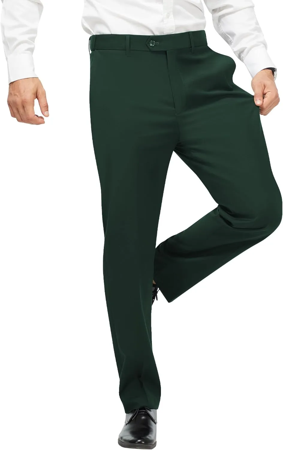 MAGE MALE Men's Slim Fit Stretch Dress Pants Stylish Suit Pants Dress Slacks