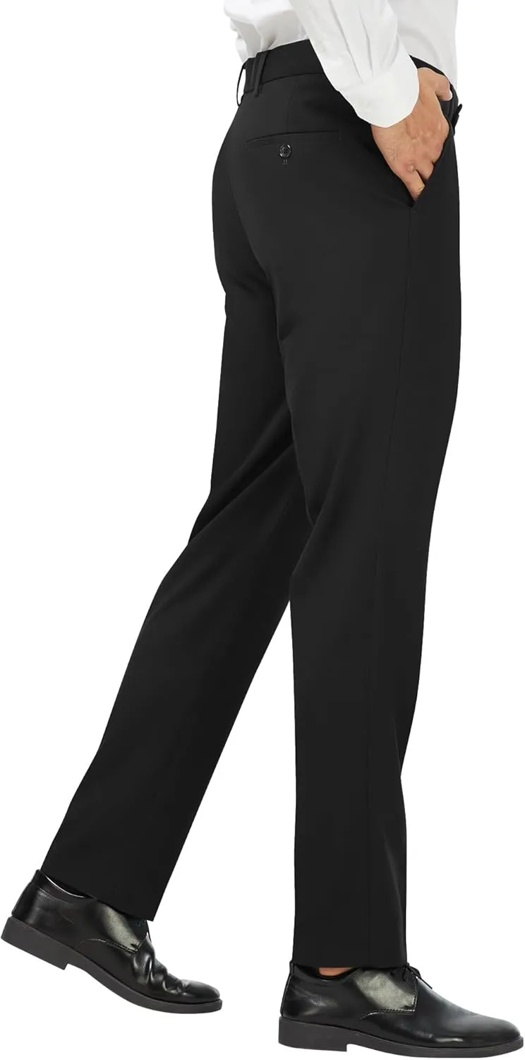 MAGE MALE Men's Slim Fit Stretch Dress Pants Stylish Suit Pants Dress Slacks